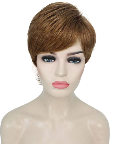 short pixie straight hair wig