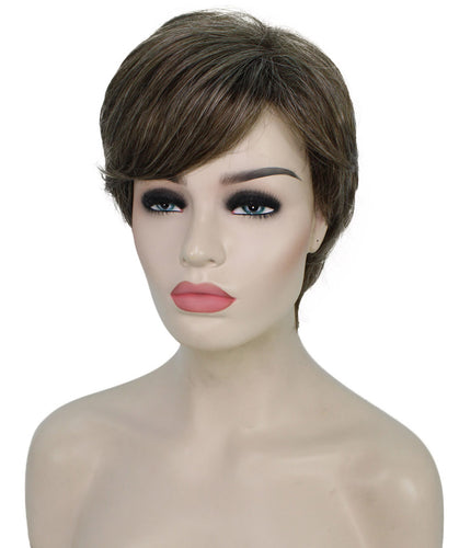 short pixie straight hair wig