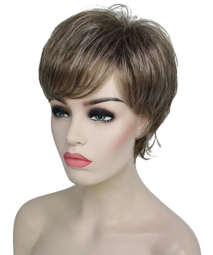 short pixie straight hair wig