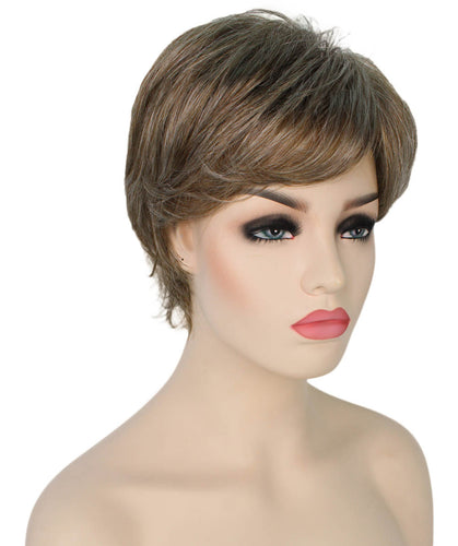 short pixie straight hair wig