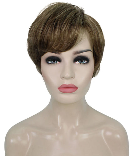 short pixie straight hair wig