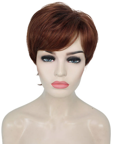 short pixie straight hair wig