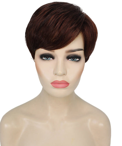 short pixie straight hair wig