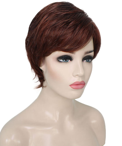 short pixie straight hair wig