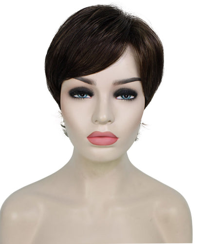 short pixie straight hair wig