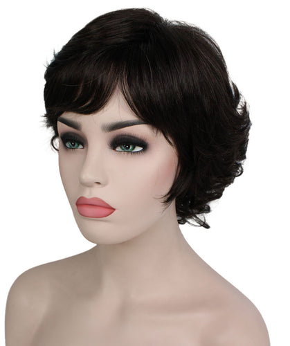 Tousled Hairdo Bob Wig with Windblown Layers