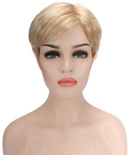 Greta Wig by Still Me | Textured Pixie Natural Straight Full Wig | Kanekalon Synthetic Fiber