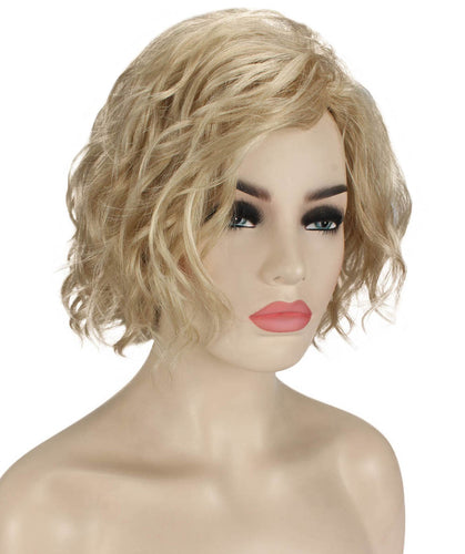 Light Blonde tousled bob wig
