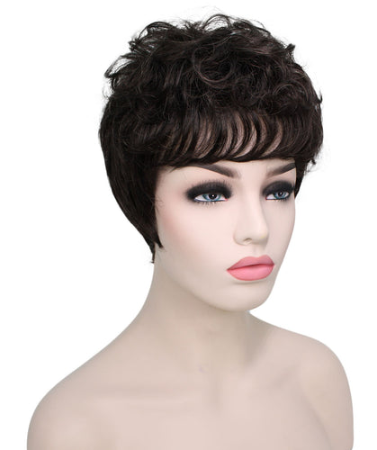 curly pixie cut wig