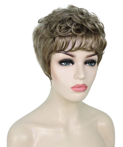 curly pixie cut wig