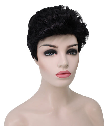 short wavy wig