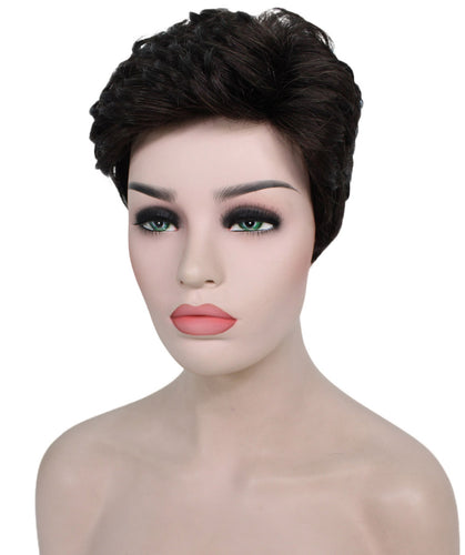 short wavy wig