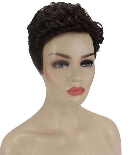 short wavy wig