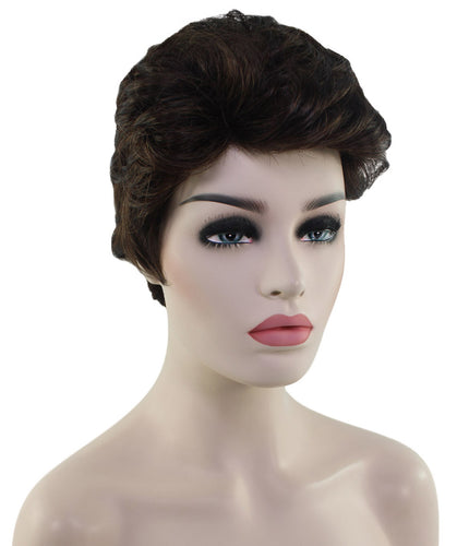 short wavy wig