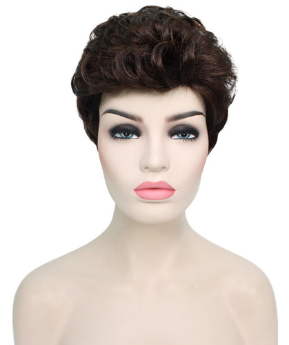 short wavy wig