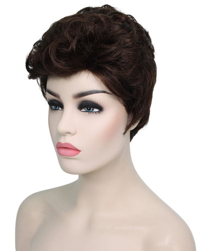 short wavy wig