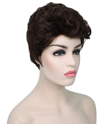 short wavy wig