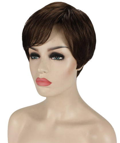 short wavy wig