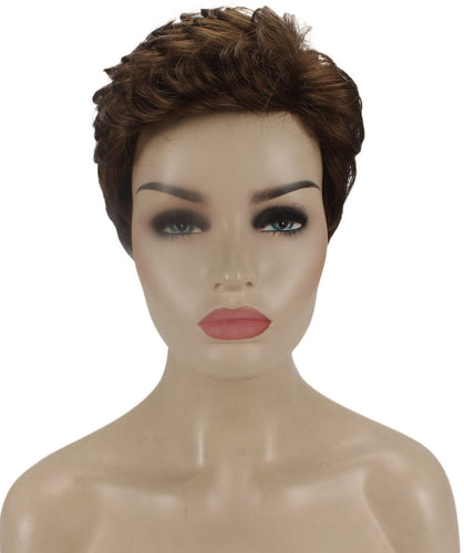 short wavy wig