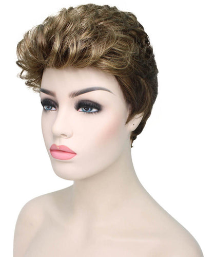 short wavy wig