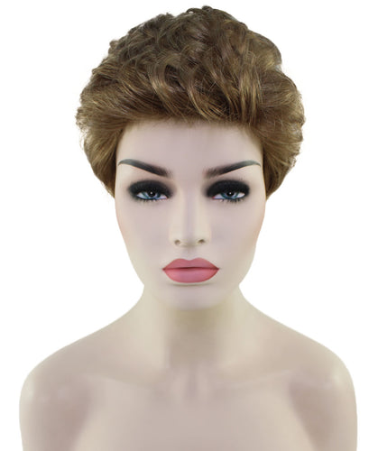 short wavy wig