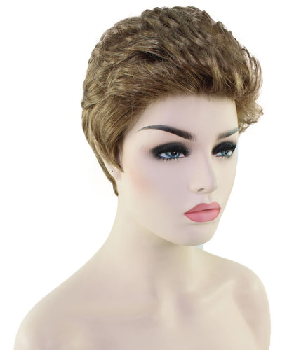 short wavy wig