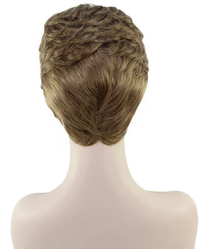 short wavy wig