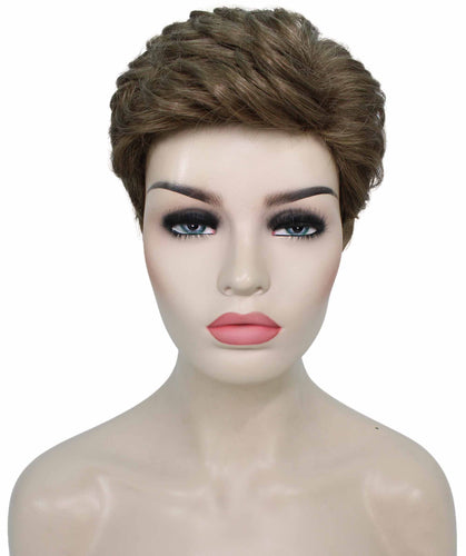 short wavy wig