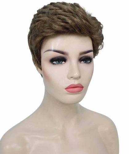 short wavy wig