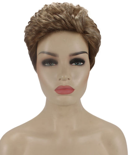 short wavy wig