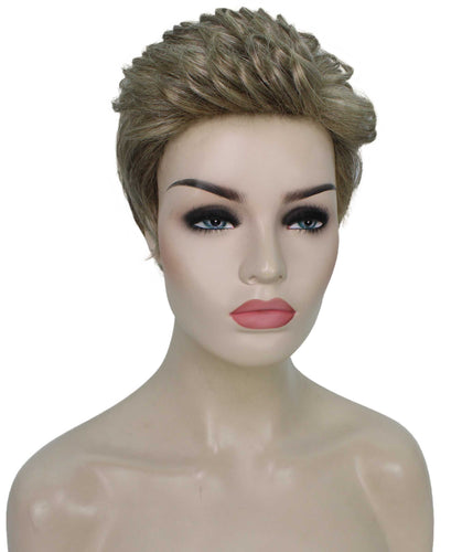 short wavy wig