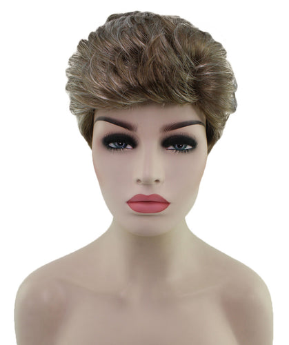 short wavy wig