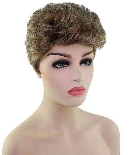 short wavy wig