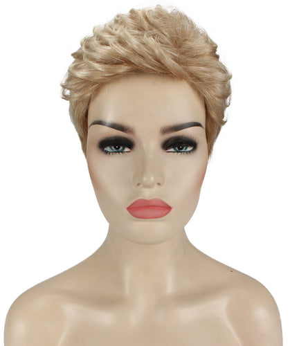 short wavy wig