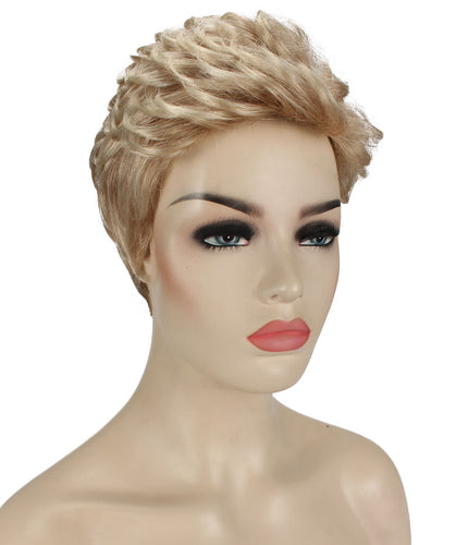 short wavy wig