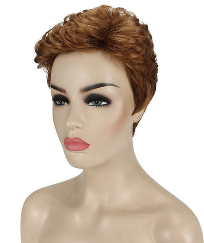 short wavy wig