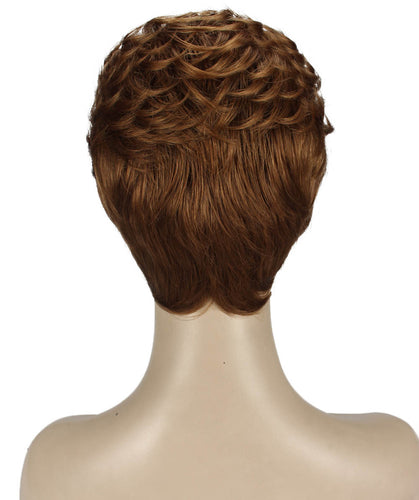 short wavy wig