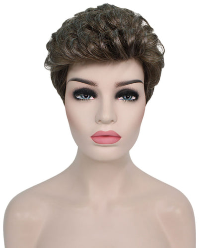 short wavy wig