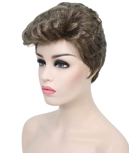 short wavy wig