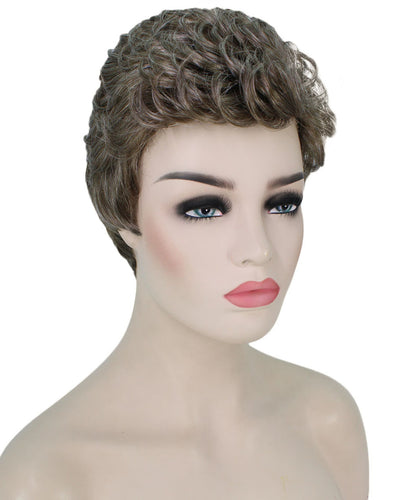 short wavy wig