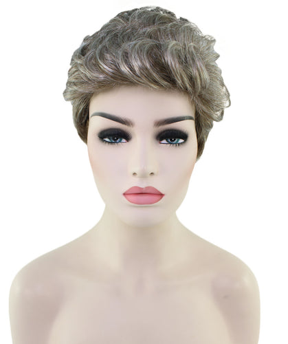 short wavy wig