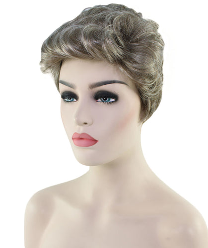 short wavy wig