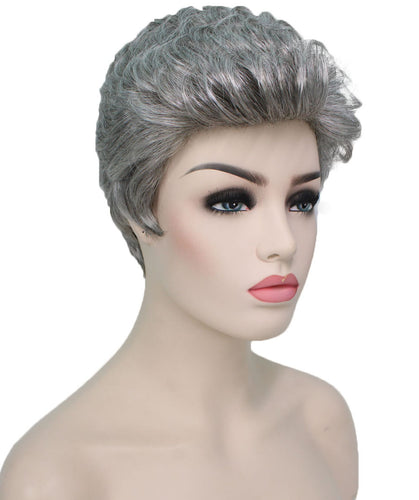 short wavy wig