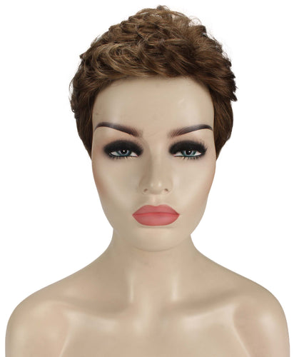 short wavy wig