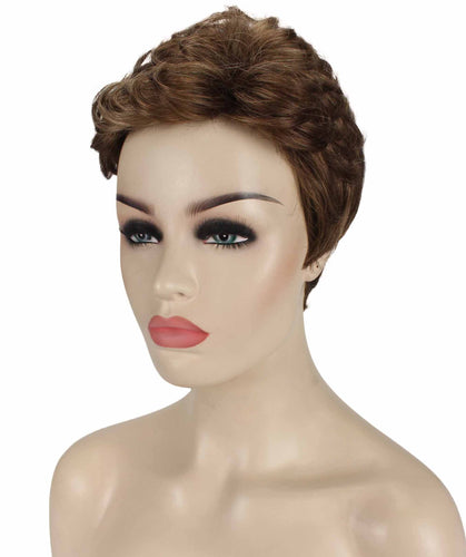 short wavy wig