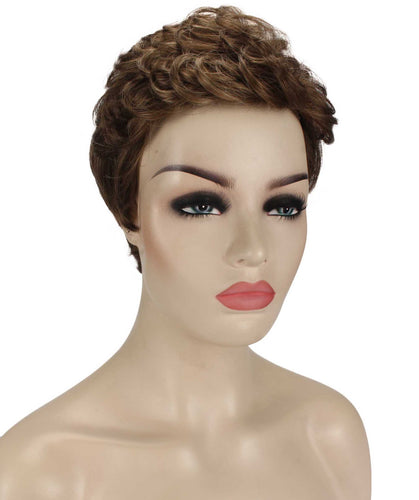 short wavy wig