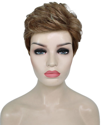 short wavy wig