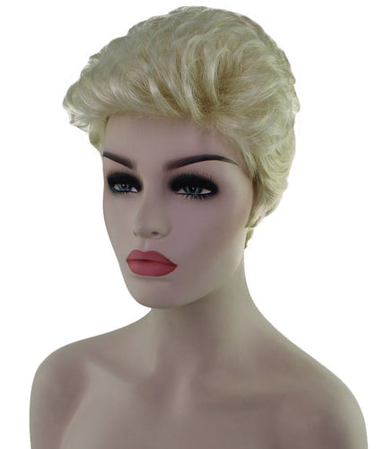 short wavy wig