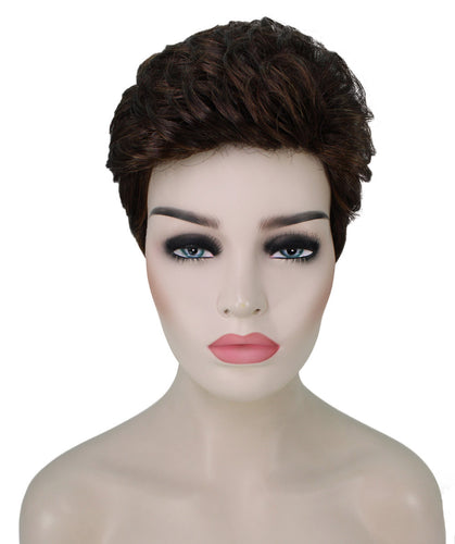 short wavy wig