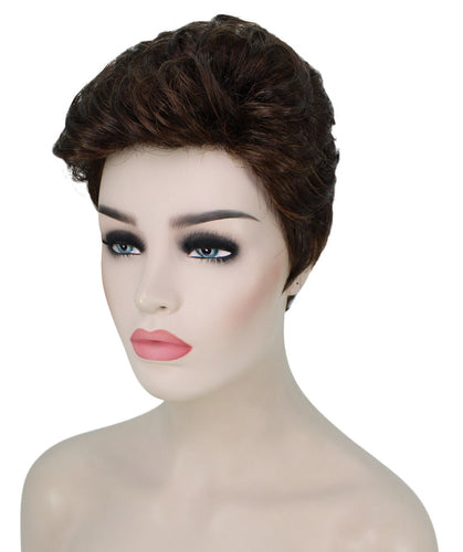 short wavy wig